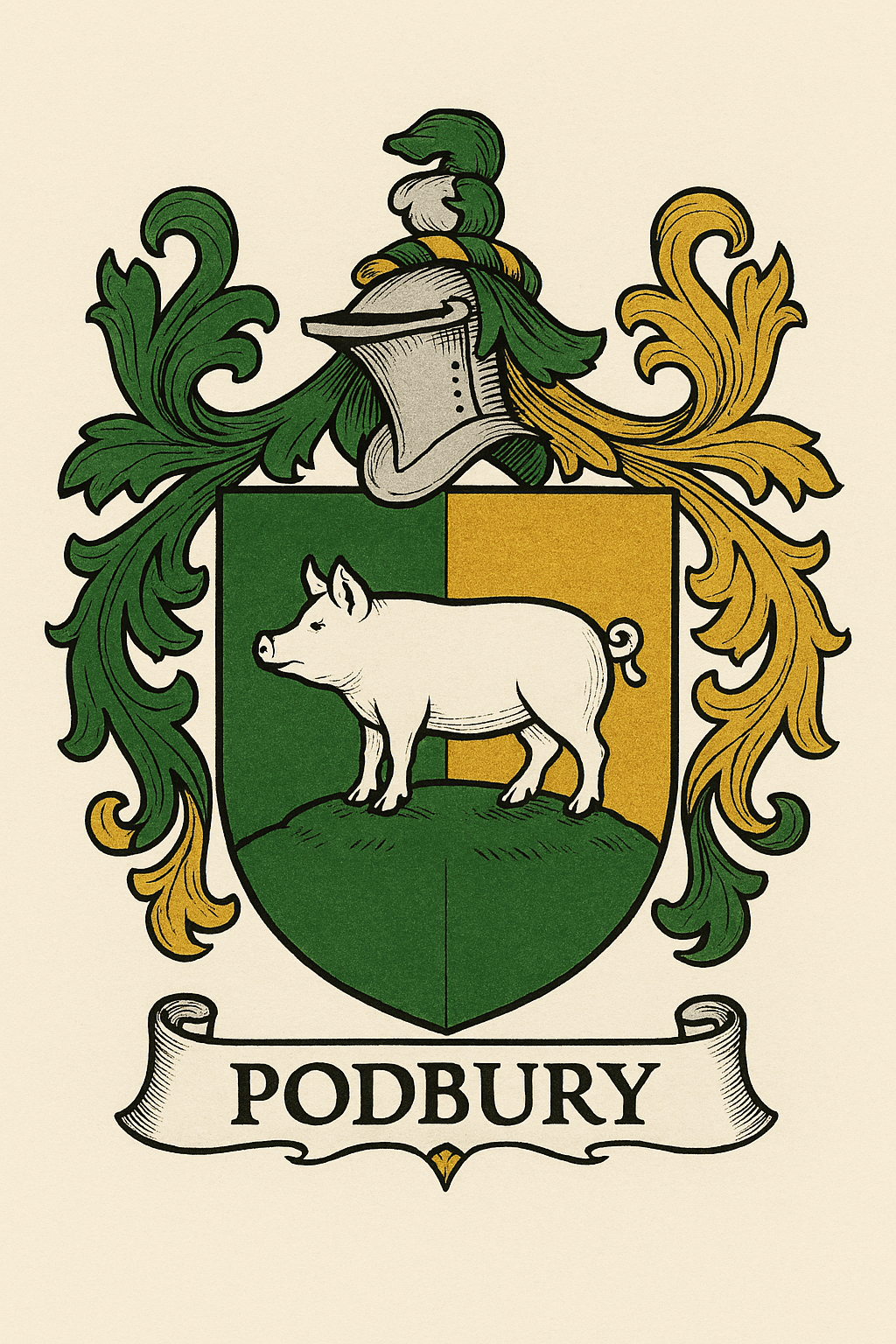 Podbury Family coat of arms