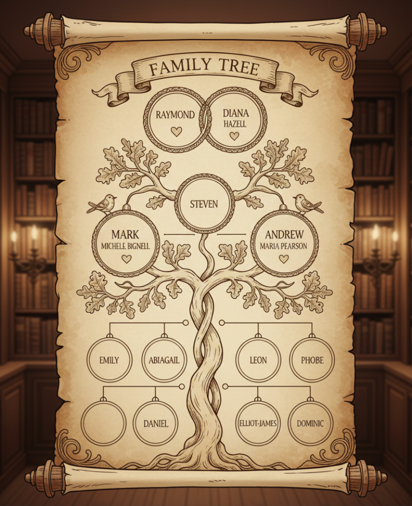Podbury Family Tree